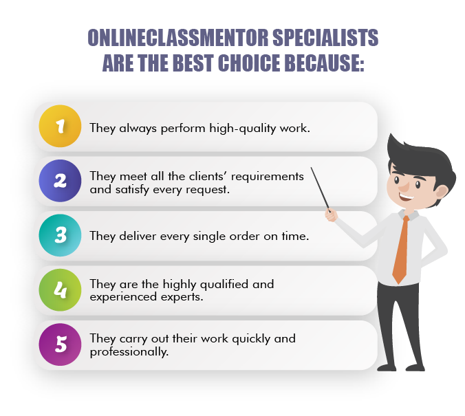 Onlineclassmentor specialists are the best choice
