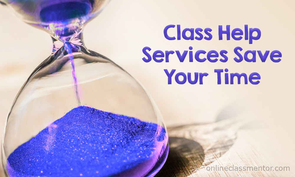 Class Help Services Save Your Time