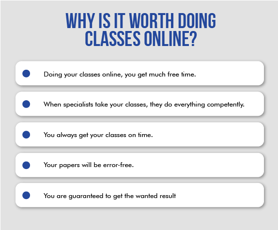 Why is it worth doing classes online?