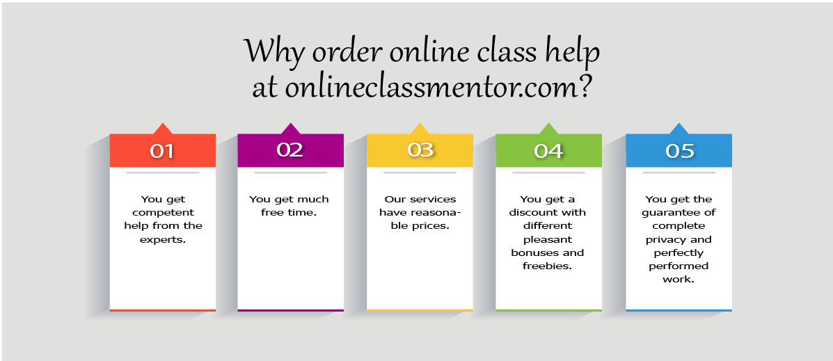 Why order online class help?